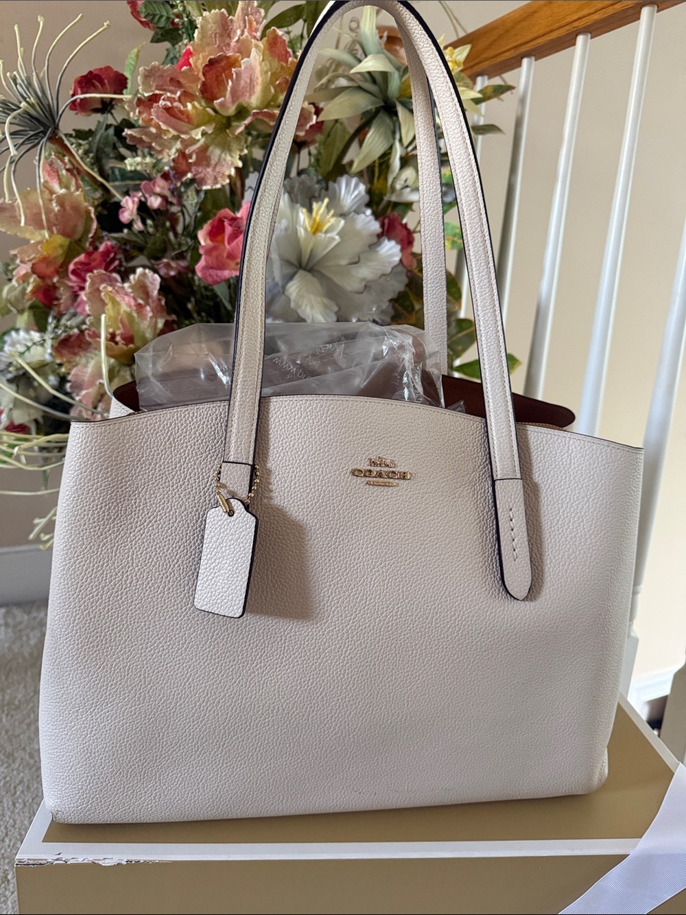 Coach Large Shoulder Purses NWOT Multiple Pockets Authentic 15x12